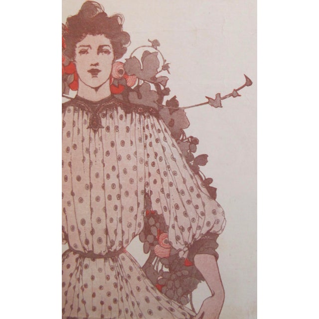 1903 American Art Nouveau Fashion Cover The Youth S Companion