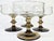 Art Nouveau Late 20th Century Boho Chis Spicy Stemmed Champagne Coupes - Set of Four For Sale - Image 3 of 14