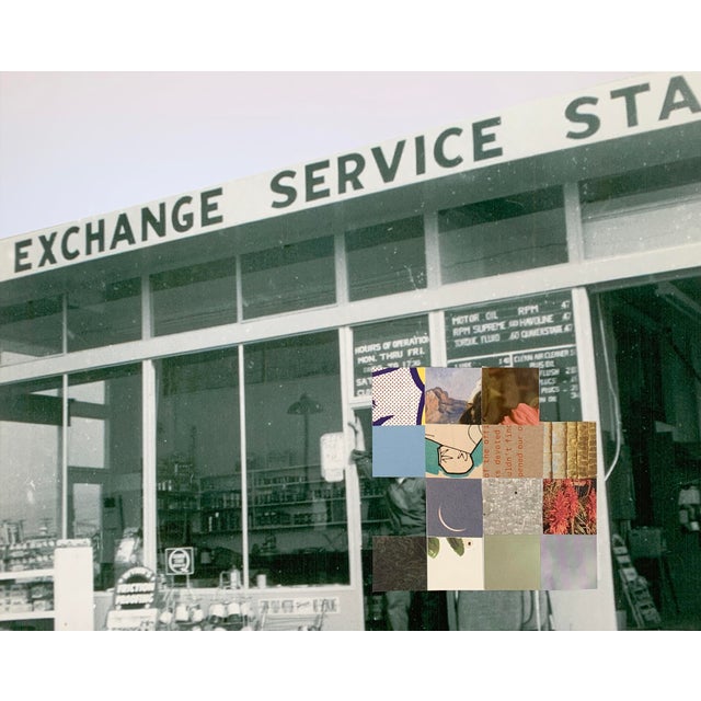 Memory Failure 111, 2023 Auction catalog, color photograph, coloring book, magazine, and postcard on inkjet print 11 x 14...