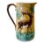 Late 19th Century Majolica Jug With Stag For Sale