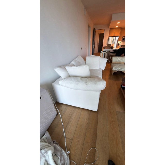 Restoration Hardware Restoration Hardware Cloud 7-Foot Sofa For Sale - Image 4 of 4