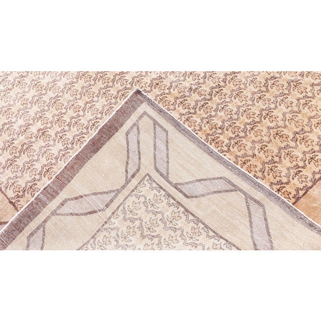 Textile Mid-20th Century Turkish Hereke Rug For Sale - Image 7 of 9