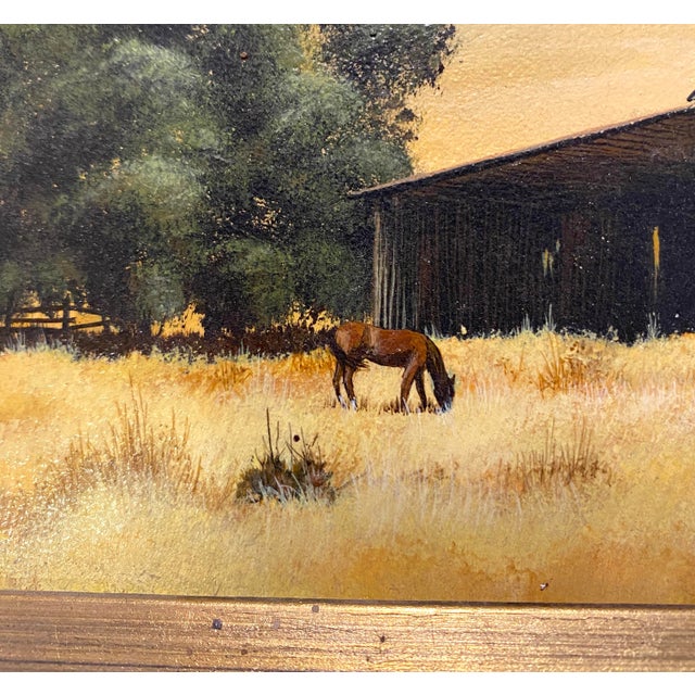 A beautiful original oil painting by listed California artist Richard Danskin (1936–2012), signed lower right. The work is...