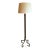 Late 20th Century Attributed to Baker Bronze Tone Neoclassical Floor Lamp For Sale