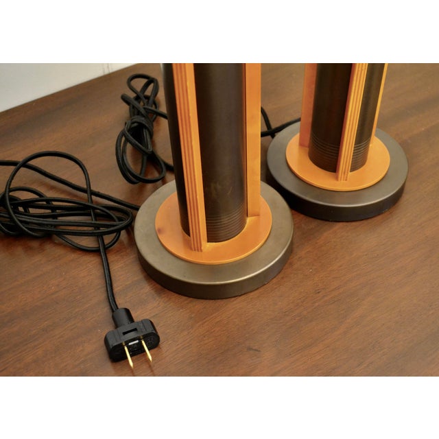 Nessen Early 20th Century Walter Von Nessen Ambassador Table Lamps - A Pair For Sale - Image 4 of 4