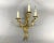 Vintage Rococo Style Gilt Bronze Wall Sconce with 3 Lights For Sale - Image 10 of 10