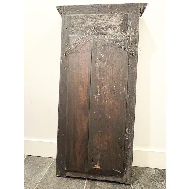 French Antique French Empire Carved Mahogany Trumeau Mirror For Sale - Image 3 of 8