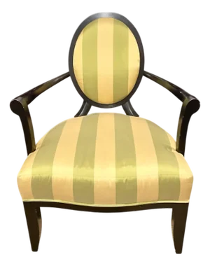 Barbara Barry for Baker Oval X Back Lounge Chair