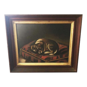 19th Century After Susan Waters, Pastel Puppy Portrait