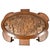 Mid-20th Century Chinese Massive Oval Carved Coffee Table With 6 Nesting Stools For Sale - Image 10 of 12