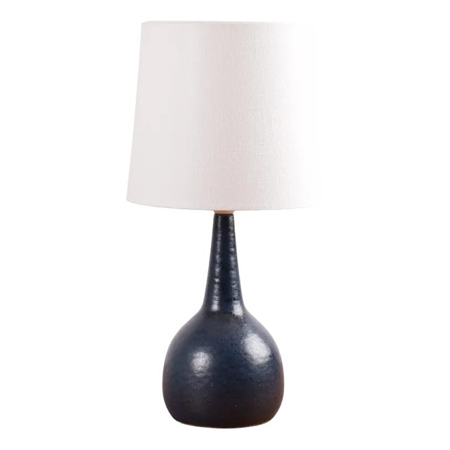 Mid-Century Modern Danish Ceramic Table Lamp from Palshus, 1960s For Sale