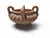 Impressive Italian terracotta krater dating from the mid-20th century, distinguished by its elegant lobed body and four...