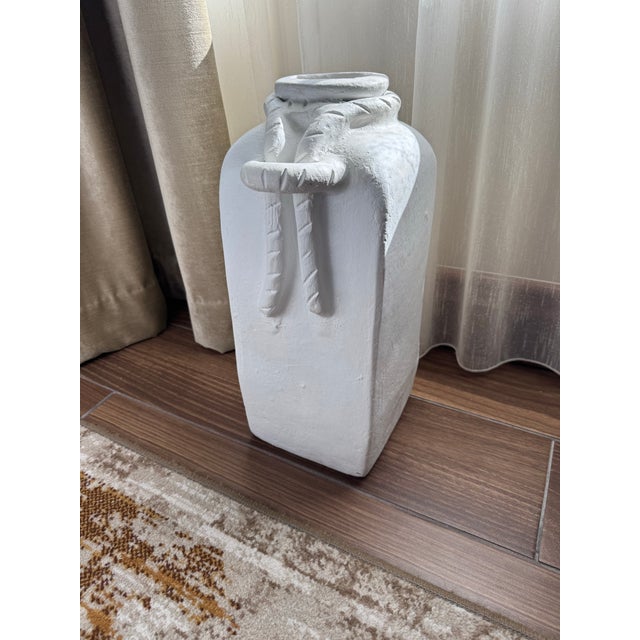 John Dickinson Circa 1970s Tall Sculptural Terra Cotta Planter –Organic Modern Form in the Spirit of John Dickinson, Acquired From Palm Beach Estate For Sale - Image 4 of 7
