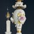 1940s Vintage Capodimonte Porcelain 3-Arm Chandelier, Italy, 1940s For Sale - Image 5 of 14