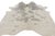 2010s Rug & Kilim’s Cowhide Rug in Silver-Gray and White Tones For Sale - Image 5 of 7
