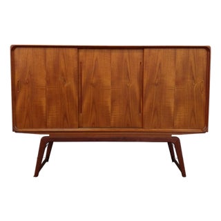 Vintage Danish Modern Teak Sideboard by Clausen & Søn For Sale