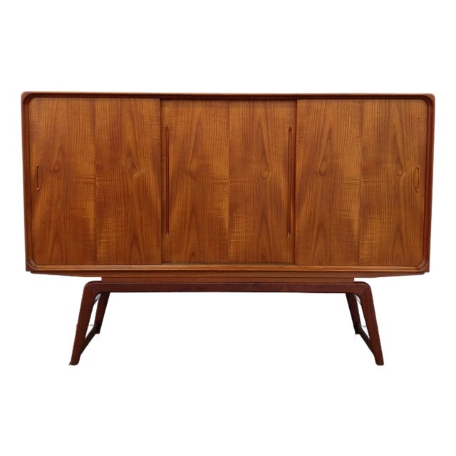 Vintage Danish Modern Teak Sideboard by Clausen & Søn For Sale