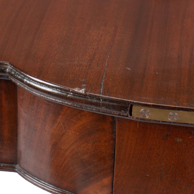 Federal Flip Top Mahogany Game Table Attributed to Samuel Field McIntire, 1810-15 For Sale - Image 14 of 18