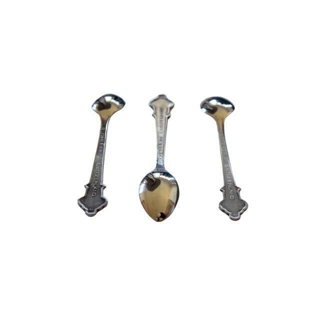 Late 20th Century Rolex Bucherer Collector Spoons - Lugano (Set of 3) For Sale - Image 5 of 7