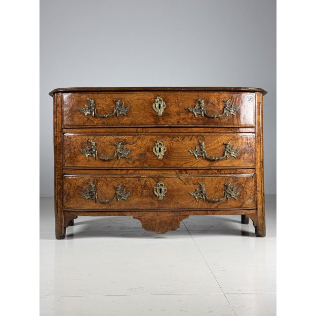 Very large chest of drawers / dresser. Originally from France, 18th century. Probably elm wood. Beautiful color and...