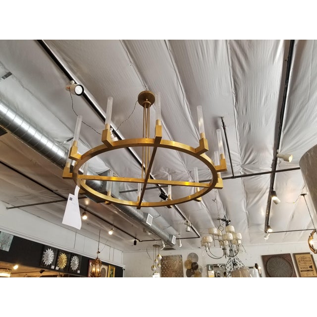 Restoration Hardware Cannele Round Chandelier Chairish