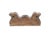 This Vintage Indian Architectural Element Candlestand is hand-carved from solid teakwood, featuring an elegant scrolling...