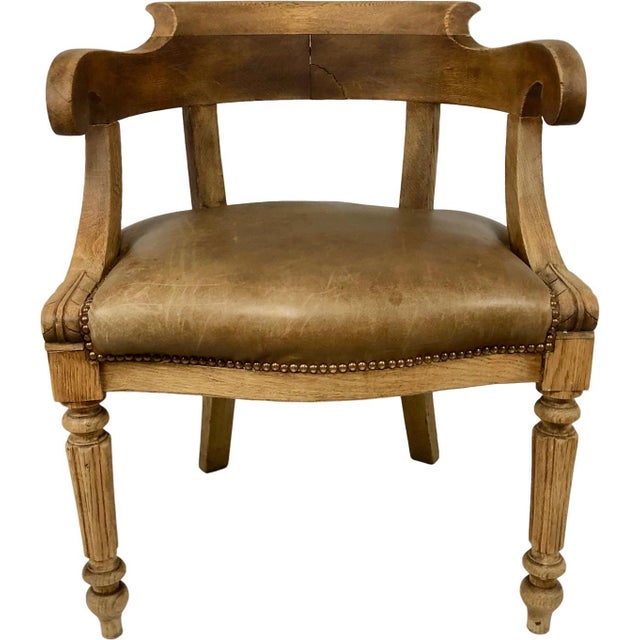 Louis Philippe Office Chair in Oak, 1800s For Sale - Image 16 of 16