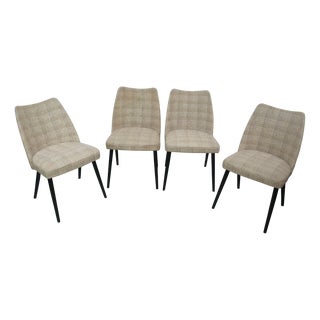 Mid-Century Cocktail Dining Chairs from Wibro, Sweden, 1960s, Set of 4 For Sale