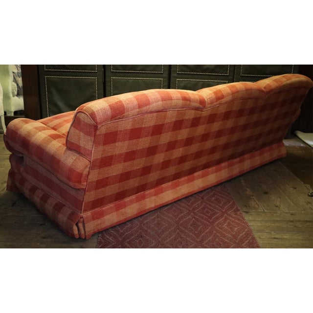 Large Gingham Three-Seater Sofa by George Smith, 2010s For Sale - Image 10 of 18