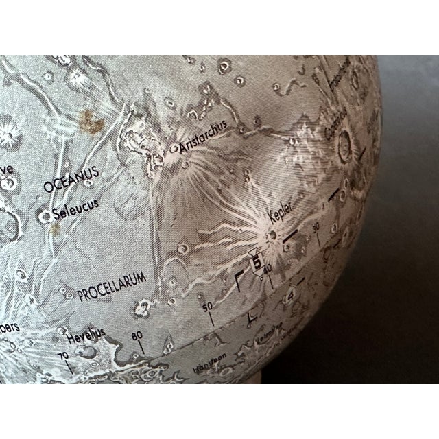 Metal Vintage 1960s Lunar Moon Globe For Sale - Image 7 of 12
