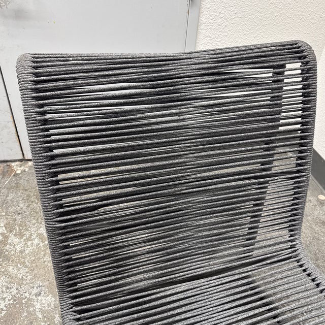 Metal Sunset West Milano Armless Club Chairs, Pair For Sale - Image 7 of 12
