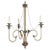 Vintage Curvilinear Painted Metal Chandelier For Sale - Image 13 of 13