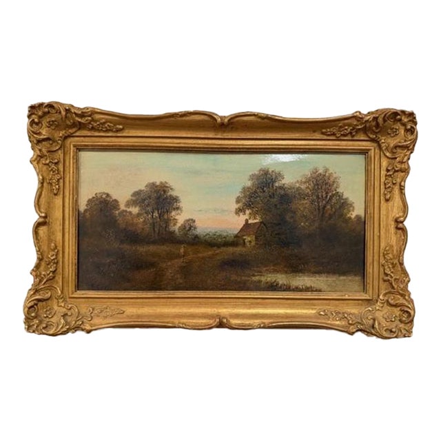 Landscape With Cottage - George Eyres For Sale