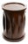 Mid-Century Modern Mahogany Drum-Shaped Revolving Side Table For Sale