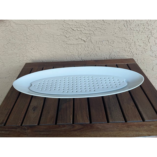 Fish serving platter ‘Bodum Provence’ white ceramic whole fish serving tray. Oven to table. ‘Bodum was inspired by the...