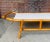 Wood 1960s Rattan and Bamboo Pagoda Low Coffee Table by Turtle and Crane - John Wisner for Ficks Reed Style For Sale - Image 7 of 11