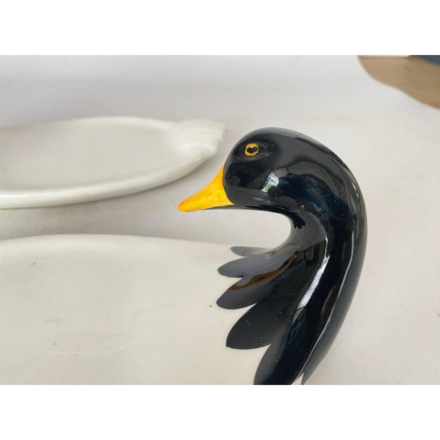 1970s Ceramic Duck Butter Dishes, France, 1970s, Set of 2 For Sale - Image 5 of 8