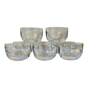 Steuben Crystal Dessert Dishes or Bowls Circa 1930's Frederick Carder Design - Set of 8