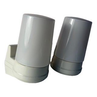 Model 6070 Wall Lamp in White by Sigvard Bernadotte for Ifö, Set of 2 For Sale