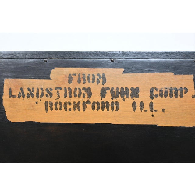 Mid-Century Modern Landstrom Ebonized Mahogany Bachelor Chest For Sale - Image 10 of 11