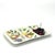 Mid-Century Modern Whimsical Hand-Painted Compartmentalized Ceramic Serving Platter, Italy For Sale - Image 3 of 9