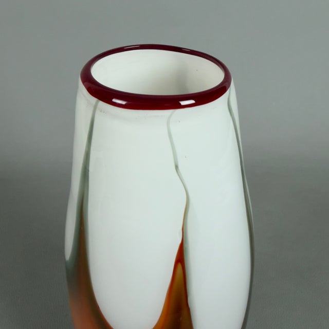 Vintage Murano Glass Vase, 1970s For Sale - Image 9 of 13