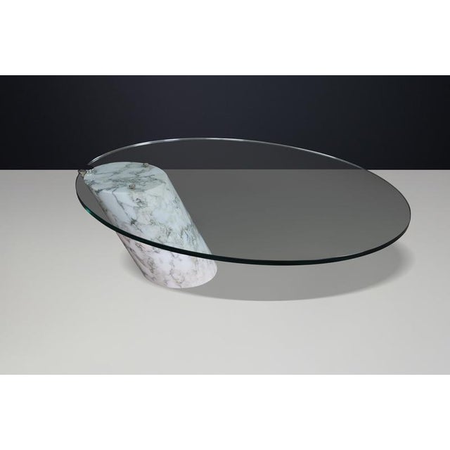 Glass K1000 Coffee Table in Marble and Glass by Team Form AG for Ronald Schmitt, 1970s For Sale - Image 7 of 16