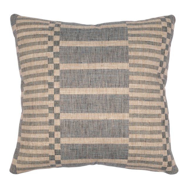 Kingston Blue 22x22 Pillow For Sale