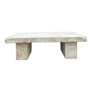 Early 20th Century Limestone Table For Sale