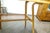 Mid-Century Modern Brussels Table with Red Woven Shelf by Dřevopodnik Holešov, 1960s For Sale - Image 3 of 14