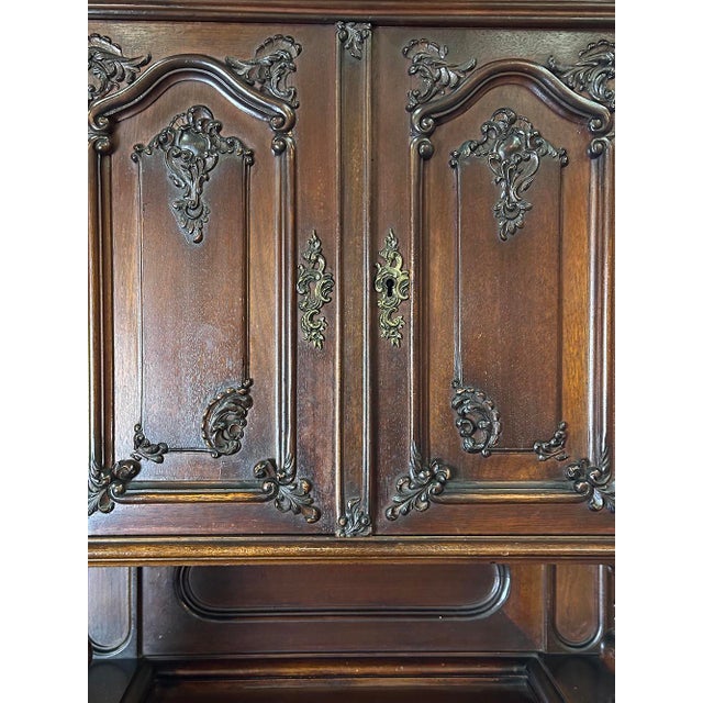 Vintage Viennese Baroque Sideboard, 19th Century For Sale - Image 4 of 9