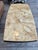 Wilhelminian-Style Coffee Table Features a Polished Honey-Toned Onyx or Marble Slab Top Resting on an Ornately Carved Double-Pedestal Wooden Base For Sale - Image 11 of 12