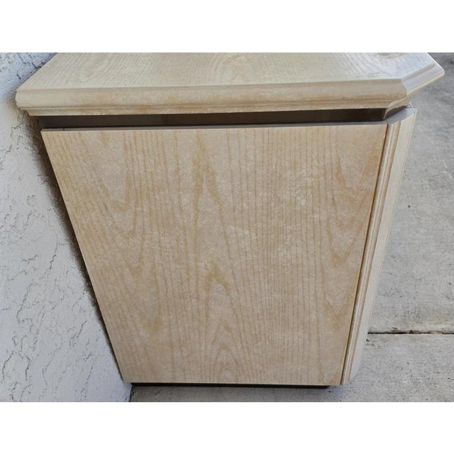 Henredon Charisma Nightstands Side Tables Picklewood Pair For Sale - Image 14 of 17