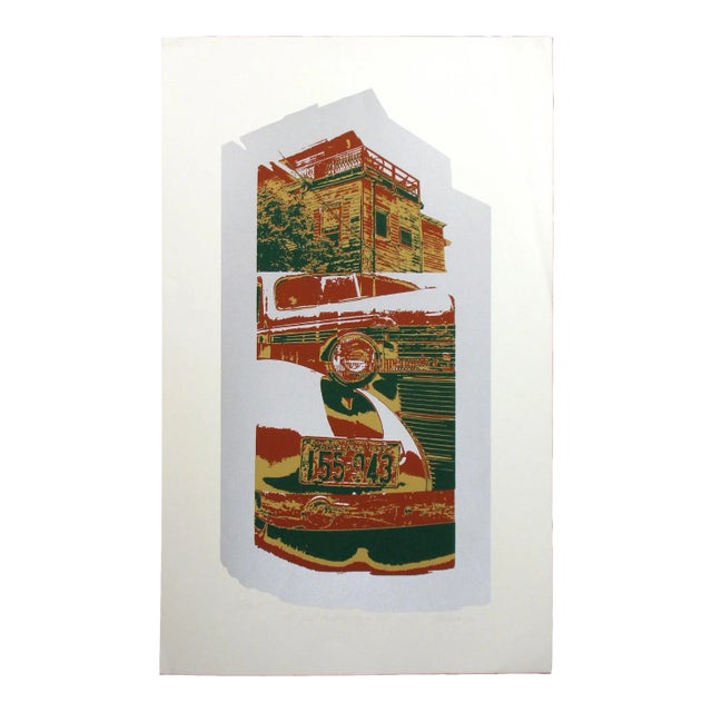 1980s Dean Konopisos "Oh Just Back of Sloppy Joes" IV Signed Serigraph For Sale